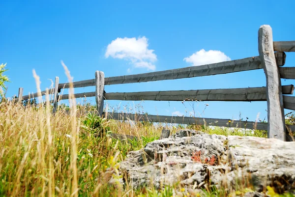 Dorfpalisade — Stockfoto