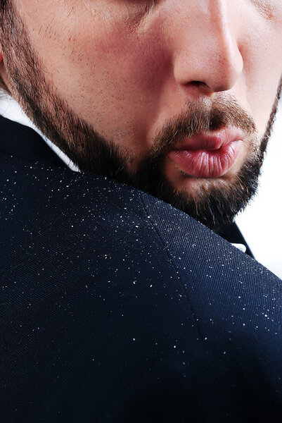 Перхоти вопрос о мужской sholder
