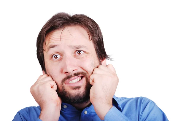 Problema de cabello y barba — Foto de Stock