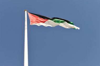 Akabe, en büyük bayrağı Ürdün bayrağı