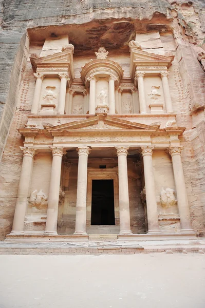 Mosteiro em Petra, Jordânia — Fotografia de Stock