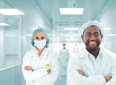 Doktor hastanede grup
