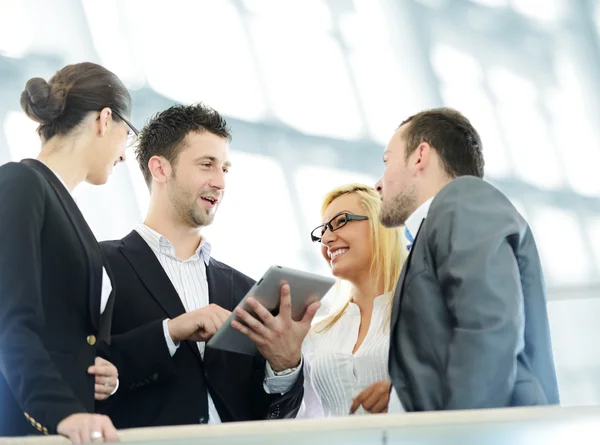 Business using tablet computer — Stock Photo, Image