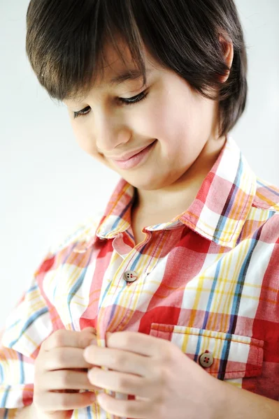 Closeup portrait of kid — Stock Photo, Image