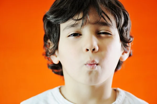 Closeup portrait of kid — Stock Photo, Image