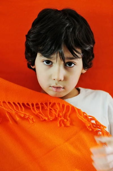 子供のクローズ アップの肖像画 — ストック写真