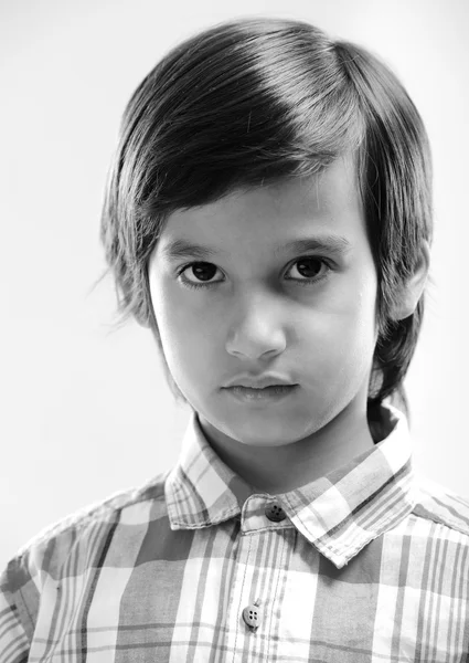 Closeup portret van echt kind — Stockfoto