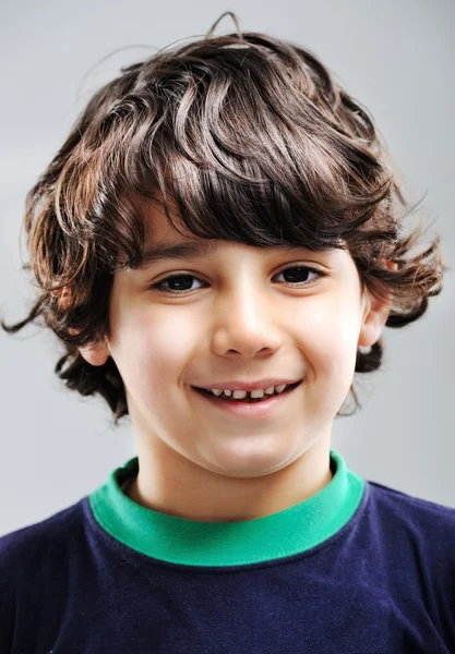 Closeup portrait of real child — Stock Photo, Image