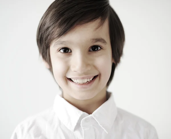 Closeup portrait of kid Stock Image