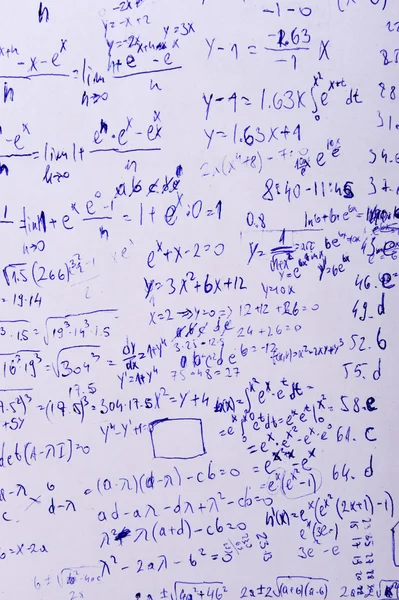 Matematica dei compiti — Foto Stock