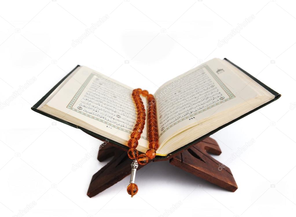 Koran, the holy islamic book isolated