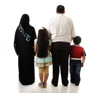 Arapça aile, dört üye izole