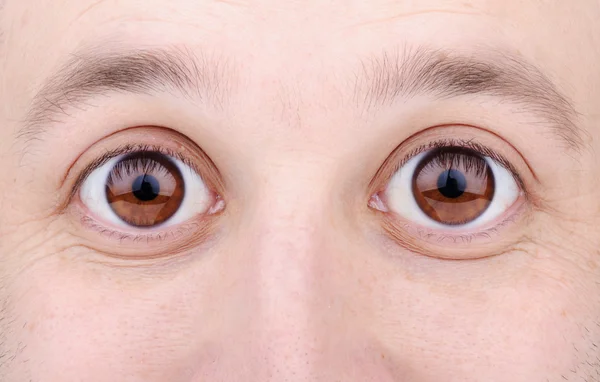 Closeup velké oči — Stock fotografie