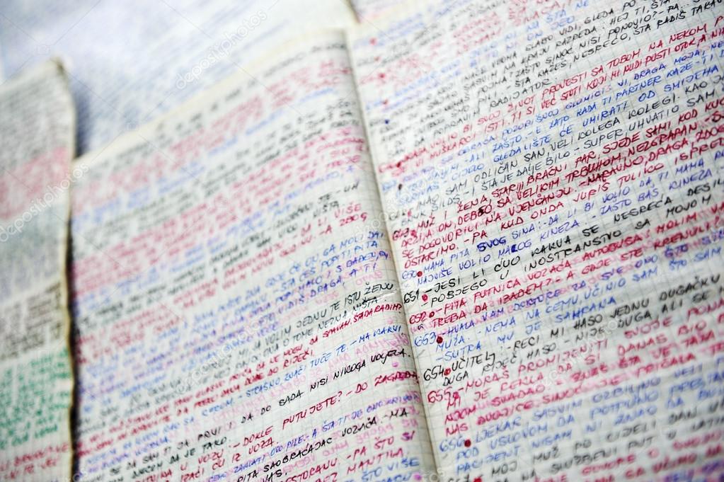 Handwriting notebooks