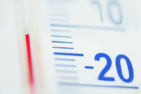 Thermometer minus degree temperature