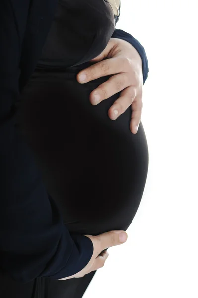 Pregnant Muslim Arabic woman — Stock Photo, Image