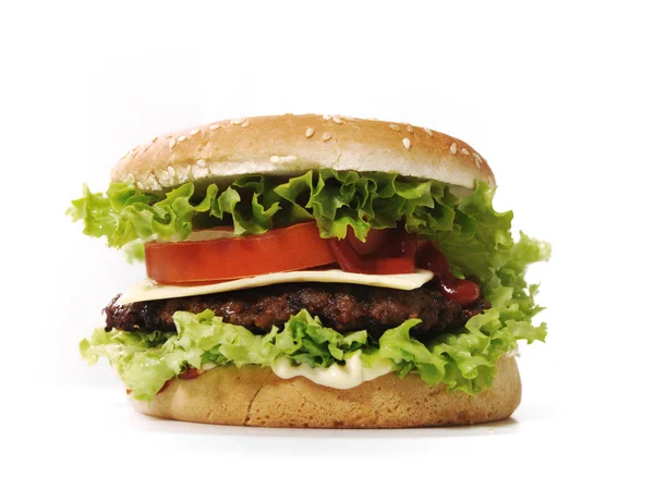 Isolated hamburger — Stock Photo, Image