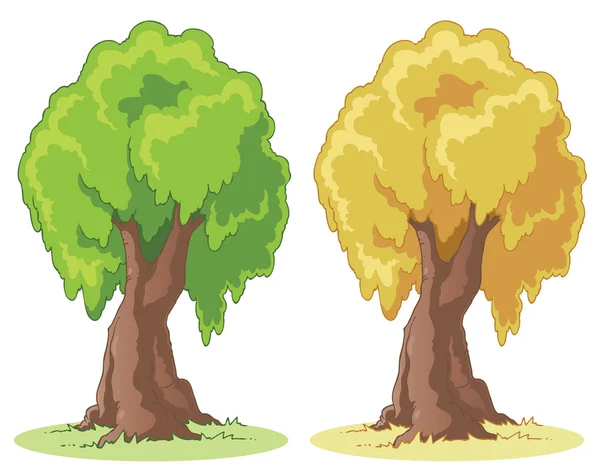 Árbol de dibujos animados — Foto de Stock