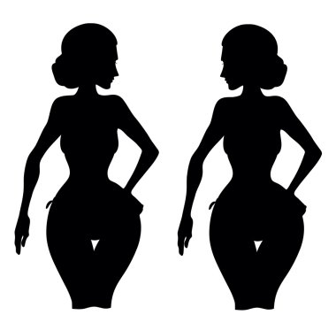 Kadın silueti