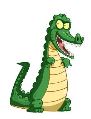 karikatür timsah.
