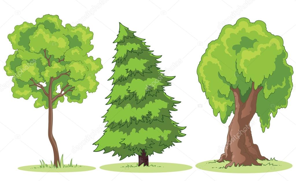 Cartoon trees