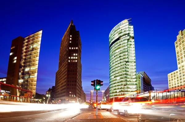 Hochhäuser am Potsdamer Platz in Berlin — Stockfoto