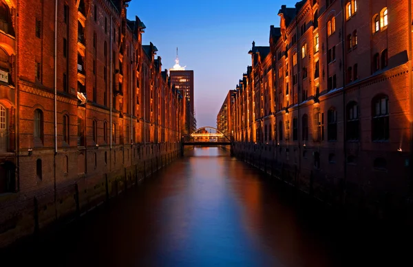 Hamburgo Speicherstadt — Fotografia de Stock