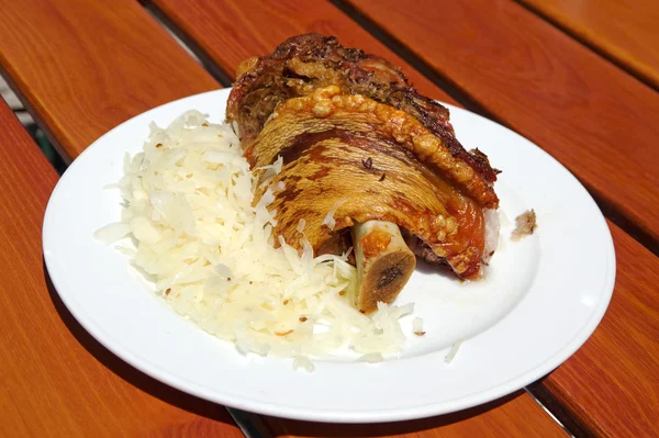 猪肉的蹄膀慕尼黑啤酒节 — 图库照片