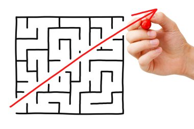 Maze Shortcut clipart