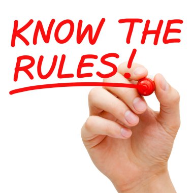 Know The Rules clipart