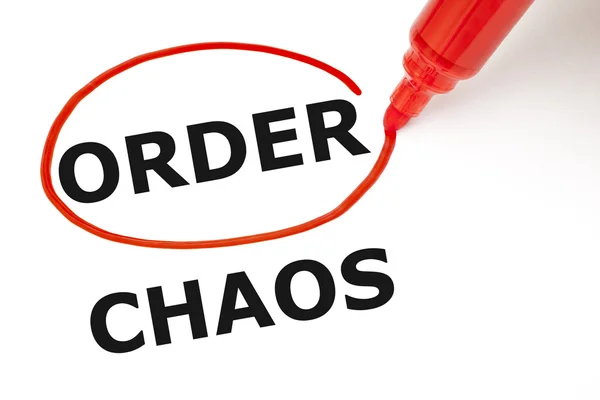 Order or Chaos — Stock Photo, Image