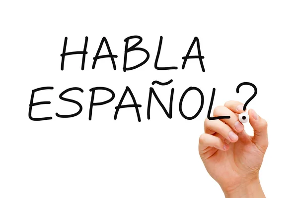 Habla Espanol — Stock Fotó
