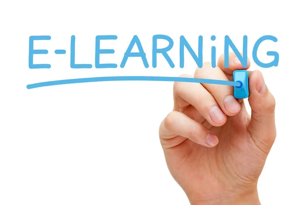 Concetto di e-learning — Foto Stock