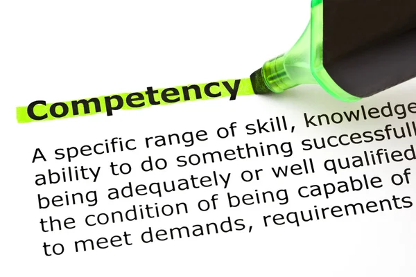 Definición de competencia —  Fotos de Stock