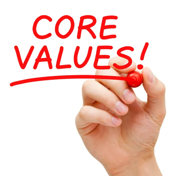 Valores fundamentais — Fotografia de Stock