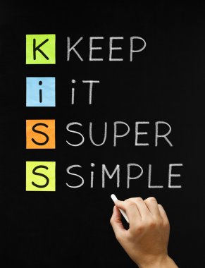 Keep It Super Simple clipart