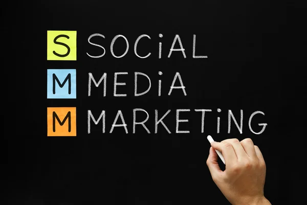Sociální média marketing zkratka — Stock fotografie