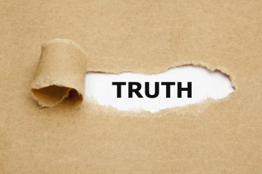 Truth Torn Paper clipart