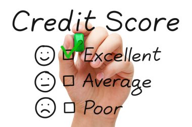 Excellent Credit Score clipart