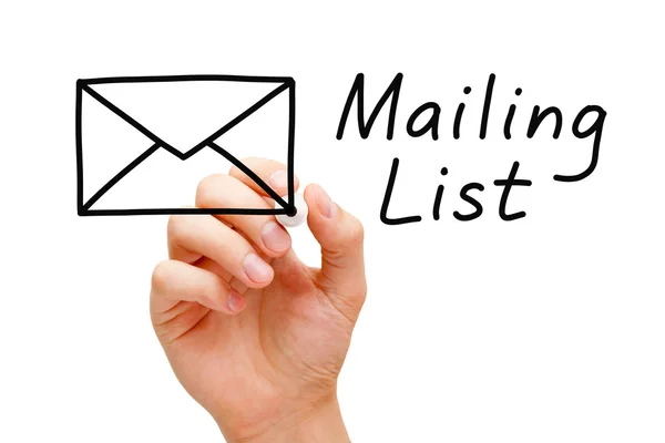 Mailing List Concept — Stock Photo, Image