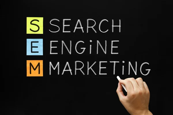 Search Engine Marketing Acronym — Stock Photo, Image