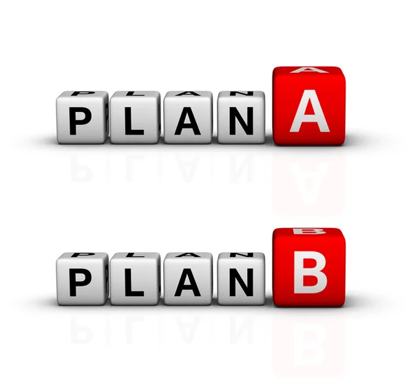 Plan A and B — Stock Photo © almagami 51405187