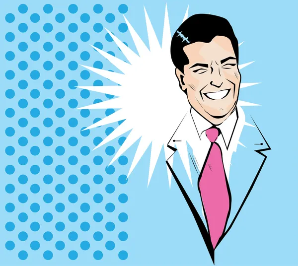 hoş bir genç adam - vintage clipart illüstrasyon