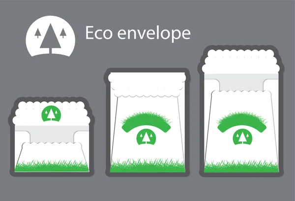 Modèle d'enveloppe écologique — Image vectorielle