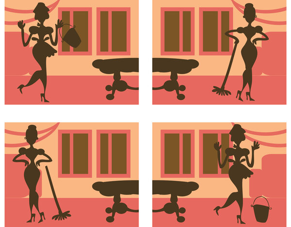 Силуэт полезной домохозяйки
