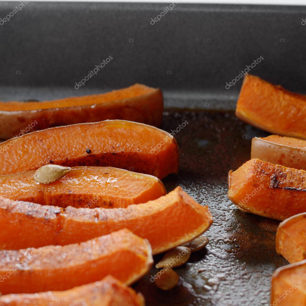 gebakken pompoen bakken gebakken pompoen bakken