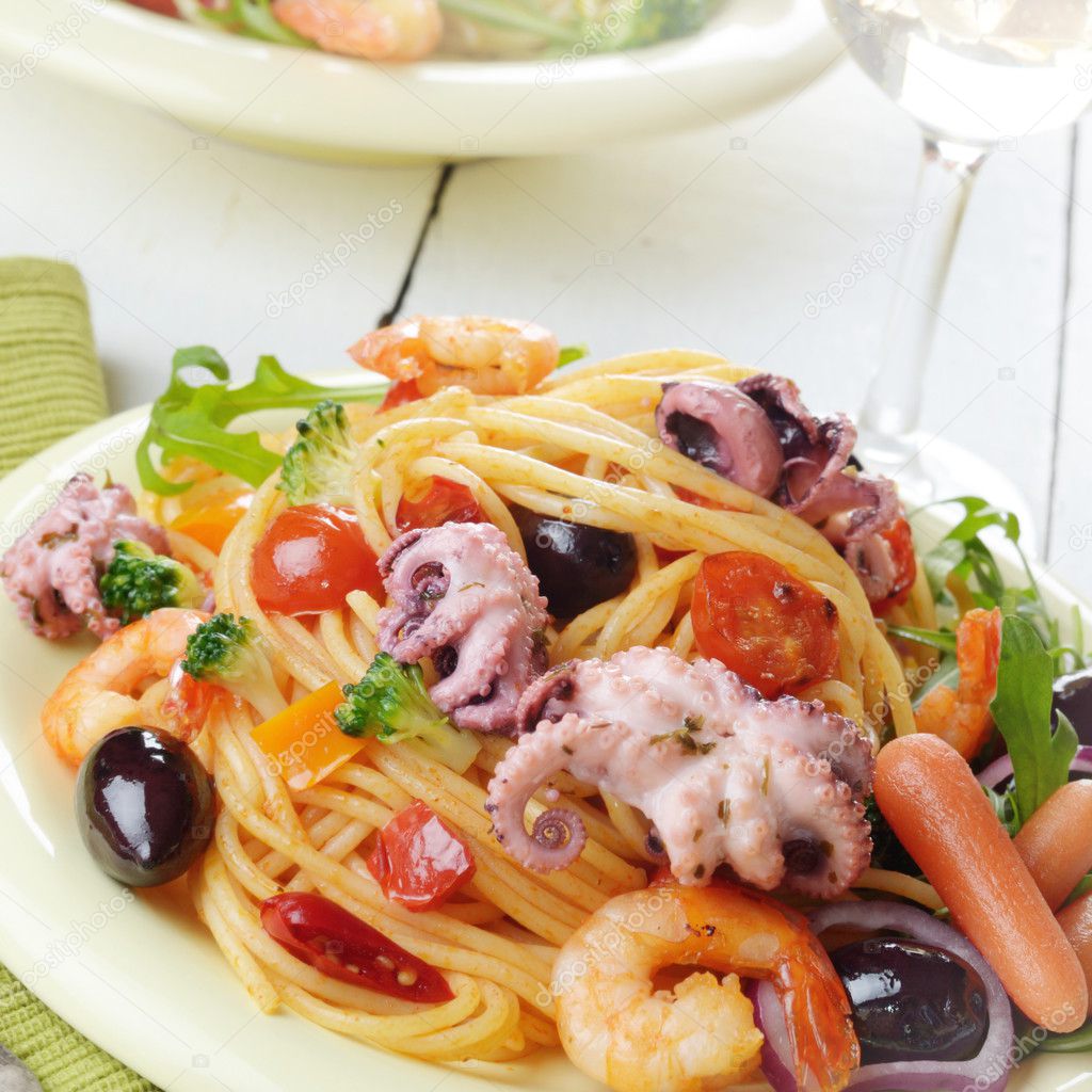 seafood marinara pasta