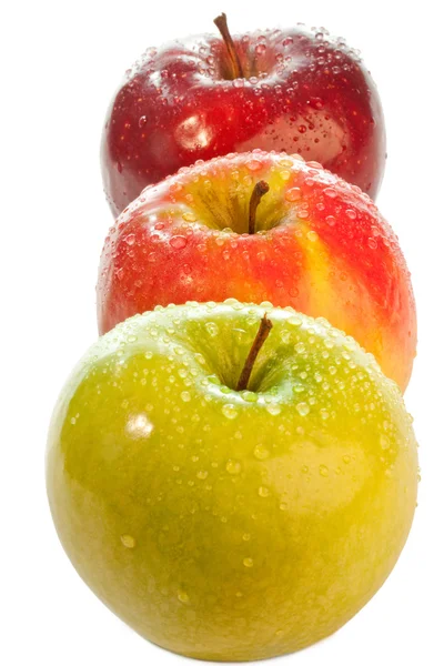 Bunte Äpfel — Stockfoto