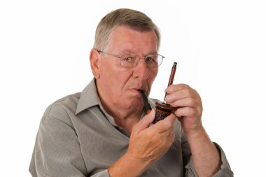 yaşlı adam konularındaki boru