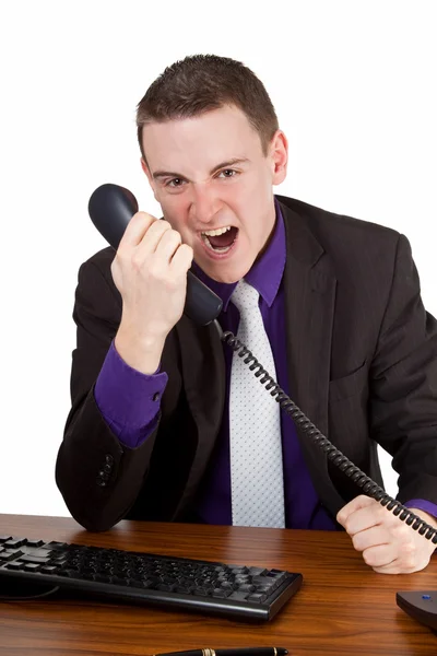 Furious businessman — Stock Photo, Image